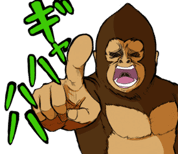 gorillas sticker sticker #3156698