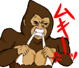 gorillas sticker sticker #3156714