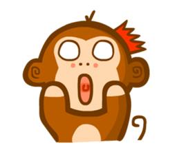 Monmon the Monkey sticker #3156846