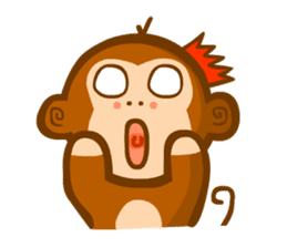Monmon the Monkey sticker #3156846