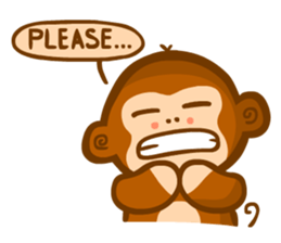Monmon the Monkey sticker #3156848