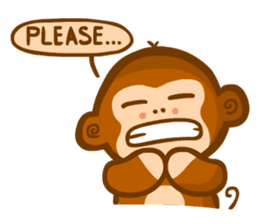 Monmon the Monkey sticker #3156848