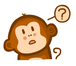 Monmon the Monkey sticker #3156849