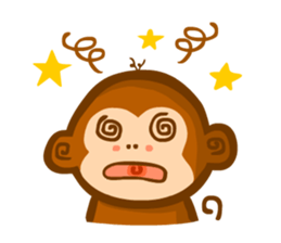 Monmon the Monkey sticker #3156850
