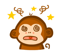 Monmon the Monkey sticker #3156850