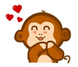 Monmon the Monkey sticker #3156851