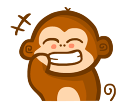 Monmon the Monkey sticker #3156853