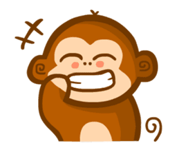 Monmon the Monkey sticker #3156853
