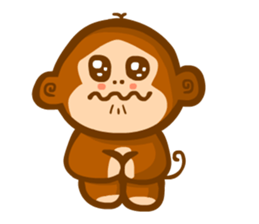 Monmon the Monkey sticker #3156854