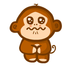 Monmon the Monkey sticker #3156854