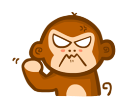 Monmon the Monkey sticker #3156855