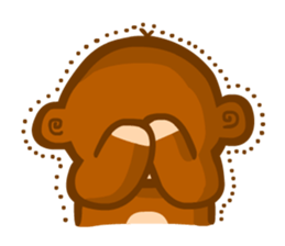 Monmon the Monkey sticker #3156856