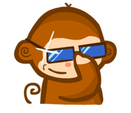 Monmon the Monkey sticker #3156857