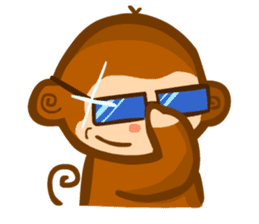 Monmon the Monkey sticker #3156857