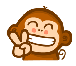 Monmon the Monkey sticker #3156859