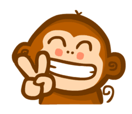 Monmon the Monkey sticker #3156859