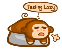 Monmon the Monkey sticker #3156860
