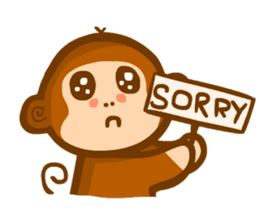 Monmon the Monkey sticker #3156861