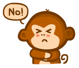 Monmon the Monkey sticker #3156865