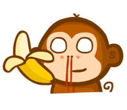 Monmon the Monkey sticker #3156866