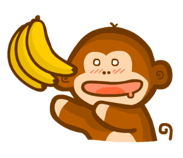 Monmon the Monkey sticker #3156867