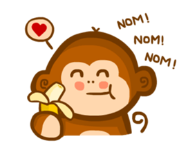 Monmon the Monkey sticker #3156868