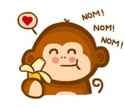 Monmon the Monkey sticker #3156868