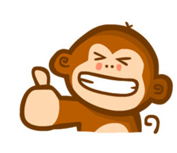 Monmon the Monkey sticker #3156869