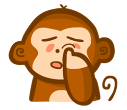 Monmon the Monkey sticker #3156870