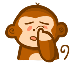 Monmon the Monkey sticker #3156870