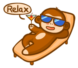 Monmon the Monkey sticker #3156872