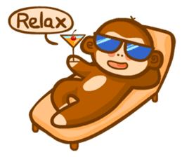 Monmon the Monkey sticker #3156872