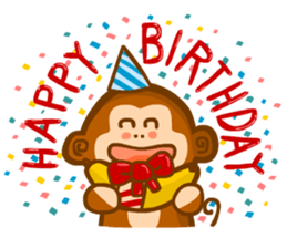 Monmon the Monkey sticker #3156874