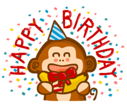 Monmon the Monkey sticker #3156874