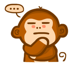 Monmon the Monkey sticker #3156876