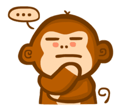 Monmon the Monkey sticker #3156876