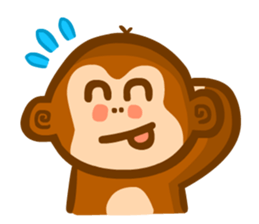 Monmon the Monkey sticker #3156877
