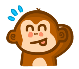 Monmon the Monkey sticker #3156877