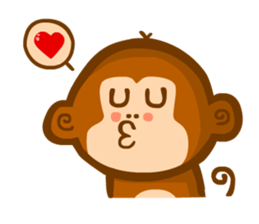 Monmon the Monkey sticker #3156878