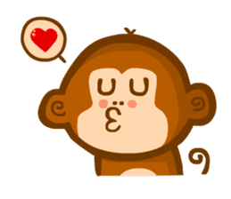 Monmon the Monkey sticker #3156878