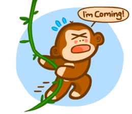 Monmon the Monkey sticker #3156879