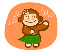 Monmon the Monkey sticker #3156880