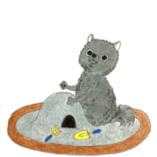 Blak Pomeranian Kokkun sticker #3157049