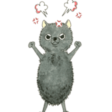 Blak Pomeranian Kokkun sticker #3157050