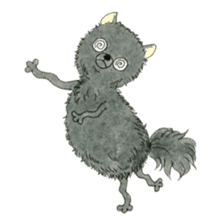 Blak Pomeranian Kokkun sticker #3157054