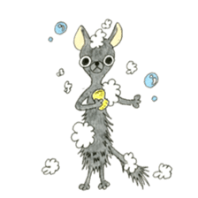 Blak Pomeranian Kokkun sticker #3157058