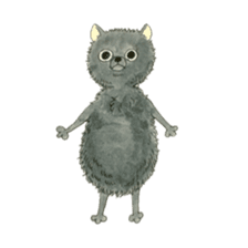 Blak Pomeranian Kokkun sticker #3157062