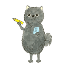 Blak Pomeranian Kokkun sticker #3157063