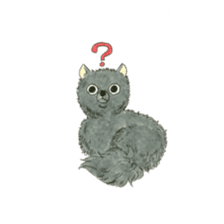 Blak Pomeranian Kokkun sticker #3157072