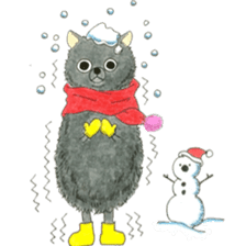 Blak Pomeranian Kokkun sticker #3157079